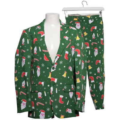 Christmas clothing (Green, Red, White) from Opposuits Polyester