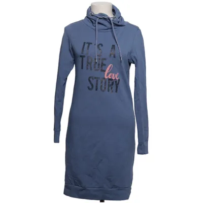 Robe à capuche (Bleu) de Up2Fashion Coton, Élasthane, Viscose