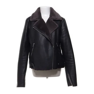 Shearling jacket (Black, Brown) from Mango Polyester, Polyurethane