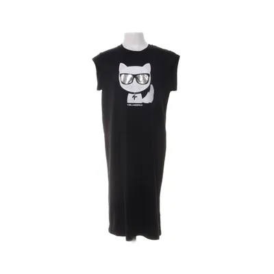 Klänning (Svart) från Karl Lagerfeld Kids Bomull, Elastan, Modal