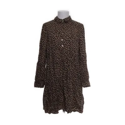 Blusenkleid (Beige, Schwarz, Braun, Mehrfarbig) von Kiabi Viskose