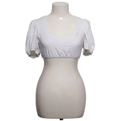 Crop top (Vit) från Distler Bomull, Elastan
