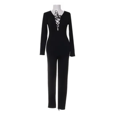 Byxdress (Svart) från L&S Elastan, Polyester