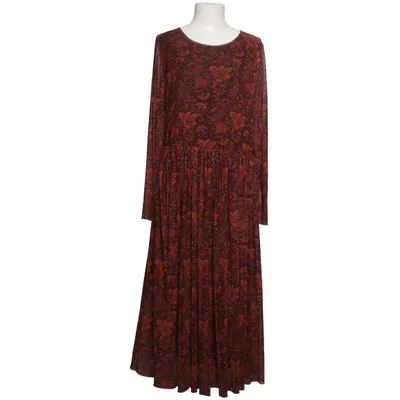 Robe longue (Marron, Rouge) de Rena Marx Élasthane, Polyester