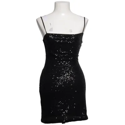 Cocktailklänning (Svart, Silverfärgad) från Divided by H&M Elastan, Polyester