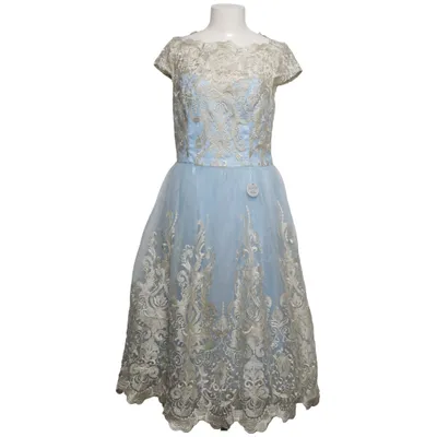 Cocktailjurk (Blauw, Goud, Meerkleurig) van Chi Chi London Polyamide
