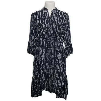 Jurk (Blauw, Wit) van Just Woman Katoen