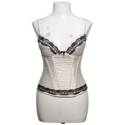 Corset (Beige, Black) from H&M Elastane, Polyamide, Polyester