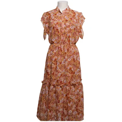 Maxi dress (Yellow, Multicolored) from Vanezia Polyester
