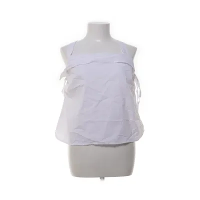 Tanktop (Wit) van Lindex Katoen, Elastaan, Polyester