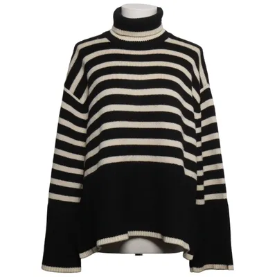 Polotröja (SIGNATURE STRIPE TURTLENECK) från Totême Ekologisk bomull, Ull