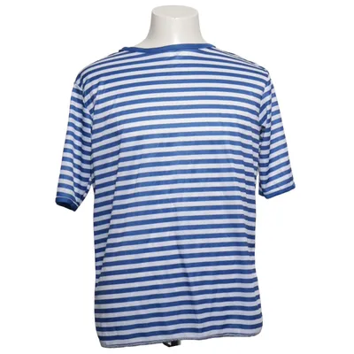 T-shirt (Bleu, Blanc) de Smiffy's Polyester