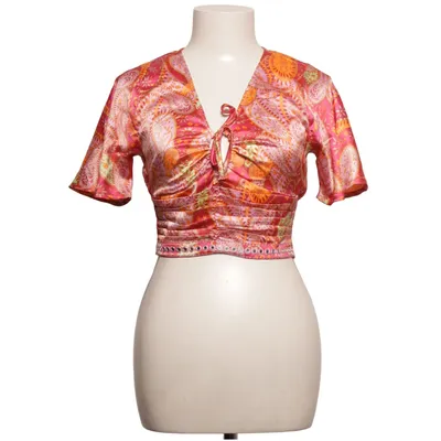 Crop top (3 AOP GATHERED CROP TOP) de Seven Sisters Polyester recyclé