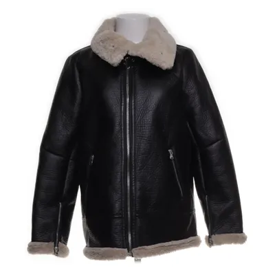 Shearlingjacka (Svart, Beige) från NA-KD Pälsimitation, Polyester, Polyuretan