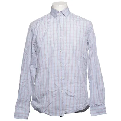 Skjorta (Blå, Flerfärgad) från Dressmann Premium Collection Bomull