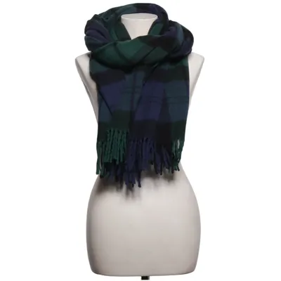 Halsduk (Checked Cashmere Scarf Midnight/Green) från Totême Kashmir