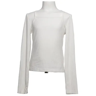 Top (Wit) van Lindex Kids Elastaan, Polyester, Viscose