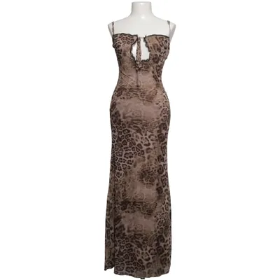 Maxikleid (Braun) von Fashion Nova Elasthan, Polyester