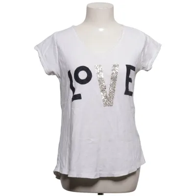 T-shirt (Vit, Svart) från Made in italy Bomull