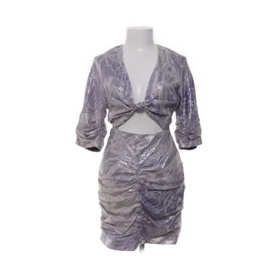 Cocktailjurk (Lila, Zilver) van H&M Conscious Collection Exclusive Lyocell, Zijde, Polyester