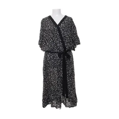 Wrap dress (Black, White) from Up2Fashion Viscose