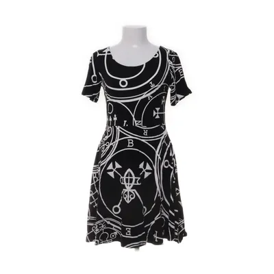Dress (Black, White) from Killstar Elastane