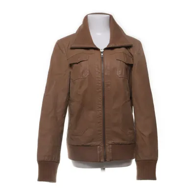 Leather jacket (Brown) from ONLY Polyester, Leather