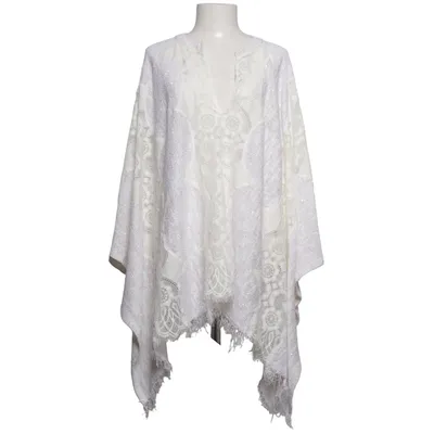 Poncho (Hvid) fra Talbot Runhof Akryl, Polyamid, Polyester