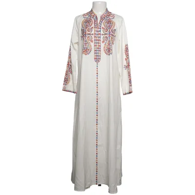 Maxikleid (Weiß, Mehrfarbig) Polyester