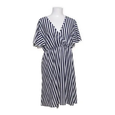 Jurk (Blauw, Wit) van Shein Curve Polyester
