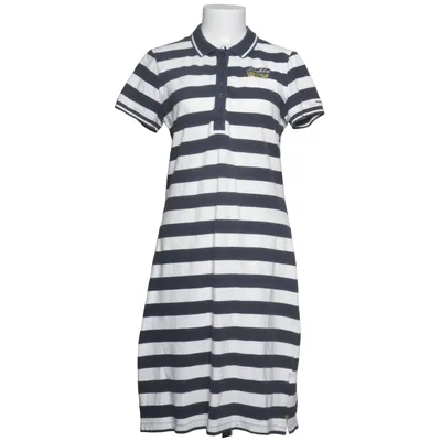 Pikéklänning (Blå, Vit) från Luhta Bomull, Elastan