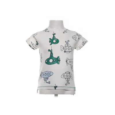 T-shirt (Vit, Flerfärgad) från Hema Bomull