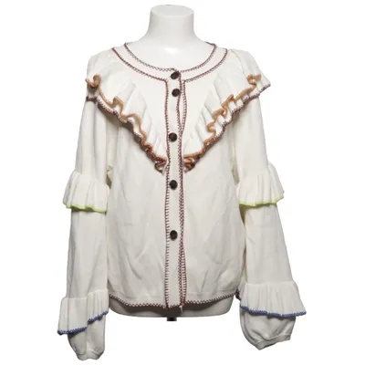 Cardigan (Blanc, Multicolore) de Never Fully Dressed Polyamide, Polyester, Viscose