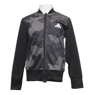 Veste de sport (Noir, Gris) de Adidas Élasthane, Polyester recyclé