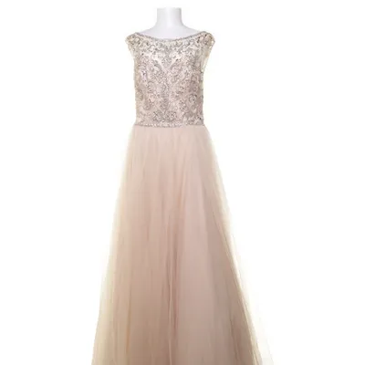Robe de soirée (Beige) de Paparazzi Polyester