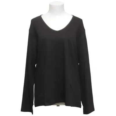 Långärmad t-shirt (Svart) från Lady M Elastan, Polyester, Viskos