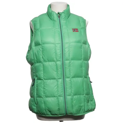 Down vest (Green) from Napapijri Down, Feather, Polyamide