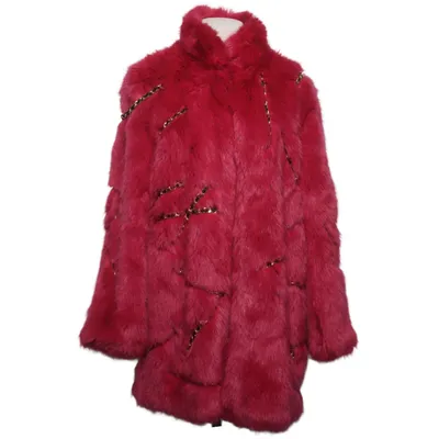 Winterjacke (Rot) von H&M x Moschino Polyester, Viskose