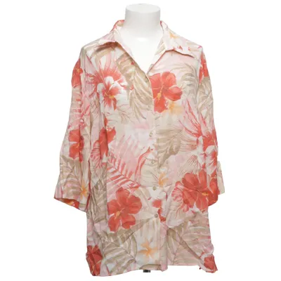 Blouse (Rood, Beige, Meerkleurig) van Frankenwälder Linnen, Viscose
