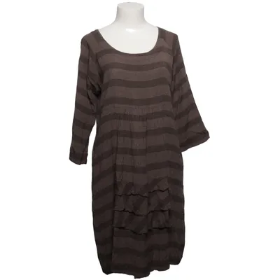 Robe (Marron) de Masai Coton, Lin, Viscose
