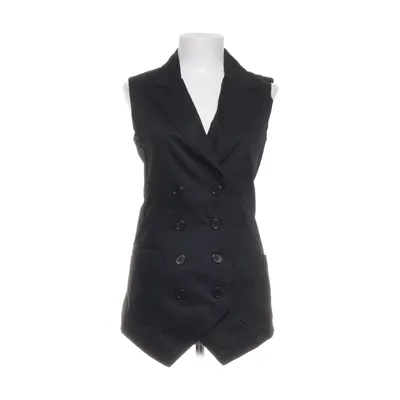 Outer vest (Black) from Xdye Polyester, Viscose