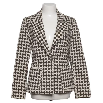 Blazer (Brown, White, Multicolored) from Kookaï Acetate, Cotton
