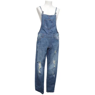 Hängselbyxor (Blå) från Janina Denim Bomull
