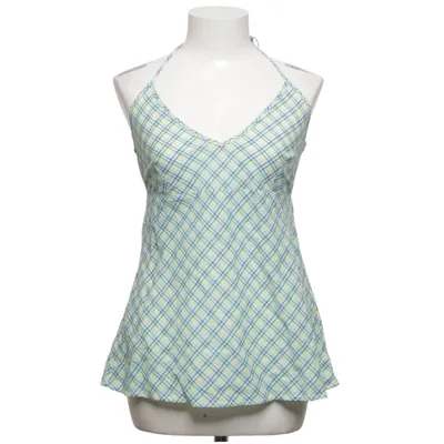 Neckholder Top (Blau, Grün, Gelb) von East West Baumwolle