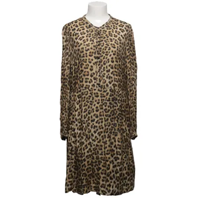 Robe (Beige, Marron, Noir) de Set Soie, Viscose