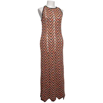 Maxi dress (Multicolored) from Zara Knit Acrylic, Cotton, Polyamide, Polyester