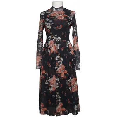 Robe longue (Noir, Multicolore) de YAS Élasthane, Polyester, Viscose