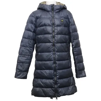 Vinterkappa (Blå, Beige) från Blauer. USA Dun, Fjädrar, Polyamid