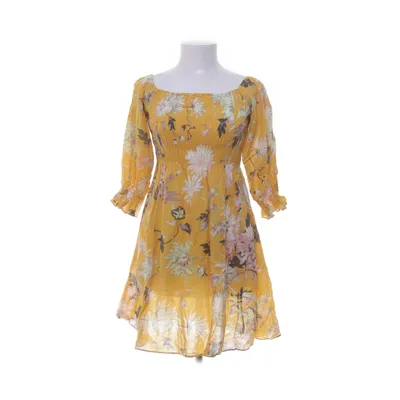 Klänning (Gul, Flerfärgad) från H&M Bomull