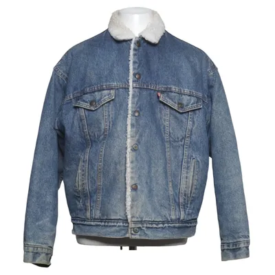 Gevoerde spijkerjas (Blauw, Wit) van Levi Strauss & Co Katoen, Polyamide, Polyester